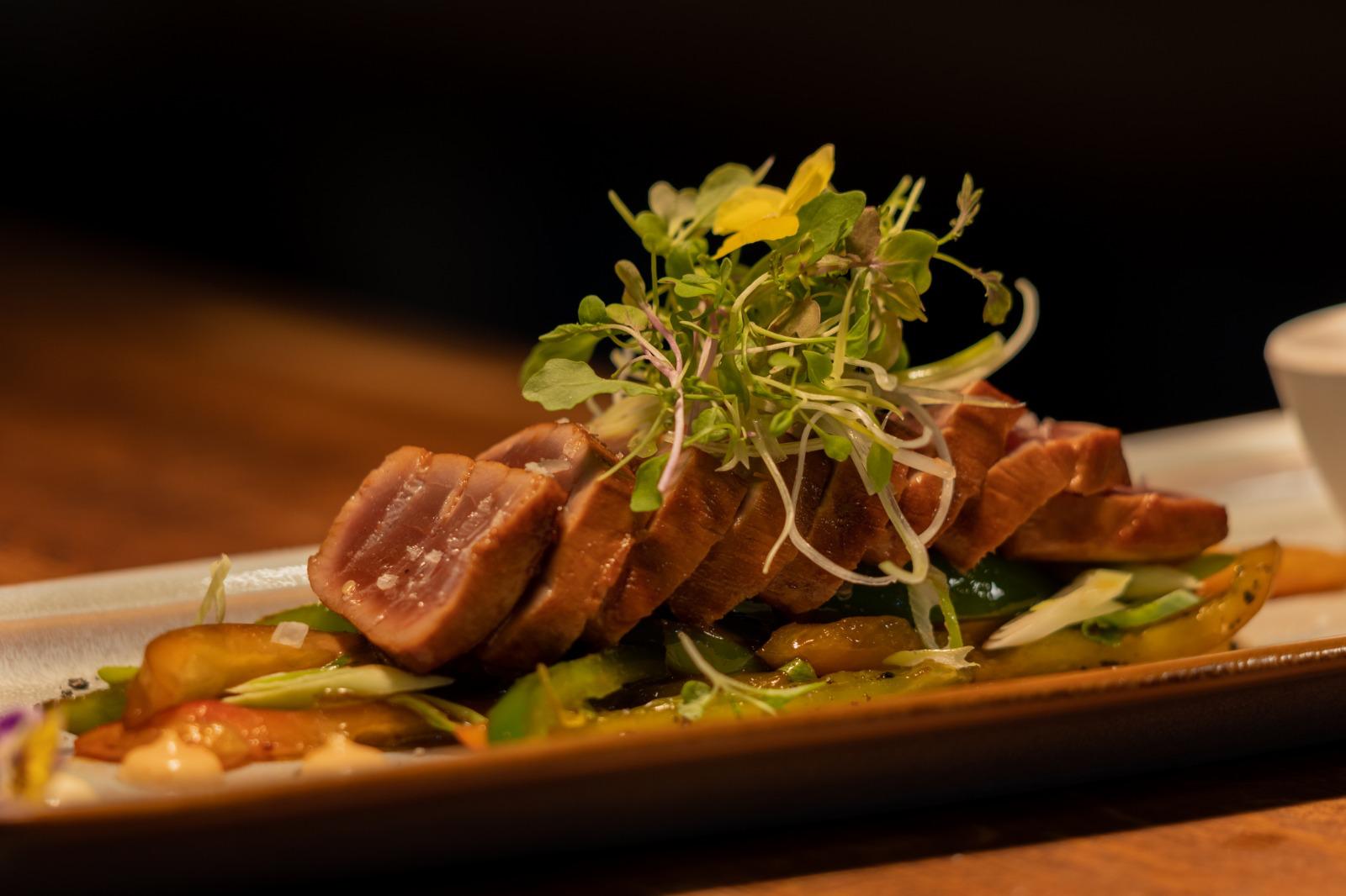 Seared tuna tataki